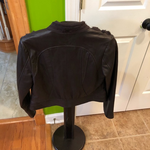 Teri Jon Leather jacket - Picture 3 of 4